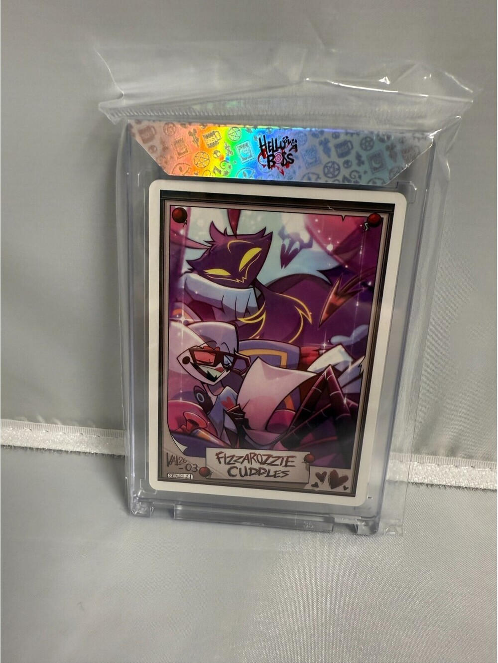 Helluva Boss Fizzarozzie Cuddles Promo Card VAL26-03 Valentines 2026 IN HAND